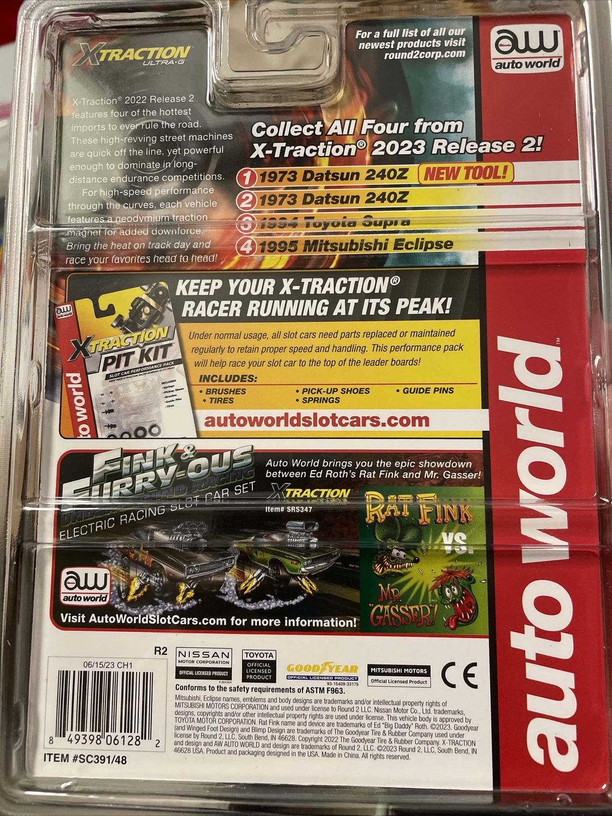 AW AUTO WORLD SLOT CAR XTRACTION ULTRA G IMPORT HEAT 1973 DATSUN 240Z