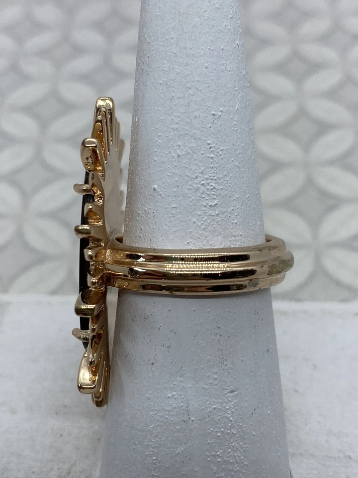 Anillo de cóctel Kendra Scott Owen en marrón madreperla tono oro rosa 6 Foto 2 de 4