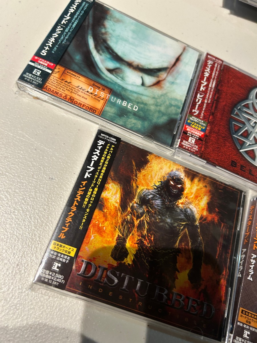 Disturbed CD collection - Lot SET JAPAN EDITIONS RARE AUTHENTIC