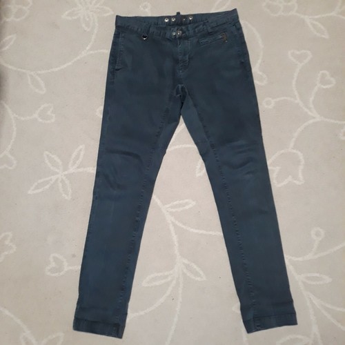 ZARA MEN SPORT MODA PANTALONI UOMO BLU CASUAL JOGGER IT 46 | eBay