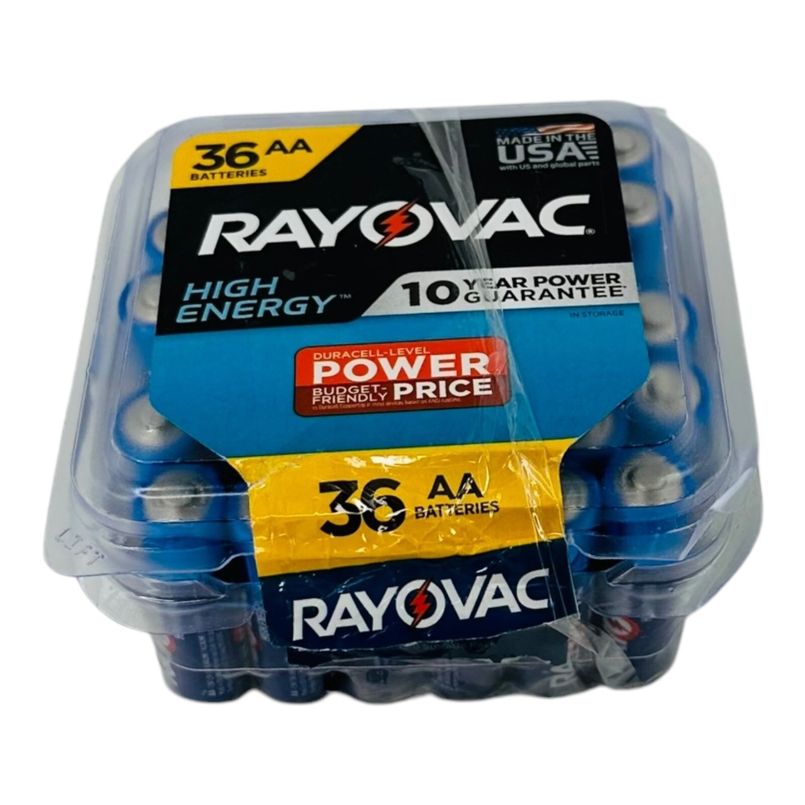 36 Batteries Rayovac AA Batteries High Energy Alkaline Exp.12/2036-image