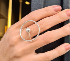 Natural Silver Designer Ring 925 Sterling Silver Ring, Best Gift Ring