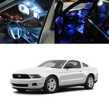 4 x 5050 SMD Full LED Interior Lights Package Deal For 2010 and up Ford Mustang