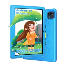 Jeazans 10.1 Inch Tablet for 3-12 kids 2GB + 32GB 5000mAh Parent Cont Android