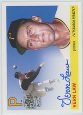 2020 Topps Archives Fan Favorites Autographs #FFA-VL Vern Law Pirates Auto