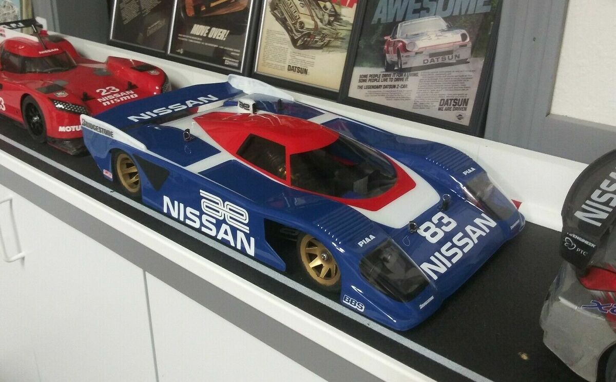 VINTAGE NISSAN GTP 6171 BODY ASSOCIATED 1/10 PAN CHASSIS RC10L RC VINTAGE NISSAN GTP 6171 BODY ASSOCIATED 1/10 PAN CHASSIS RC10L RC