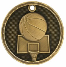 2" Basketball Medal Personalized Free