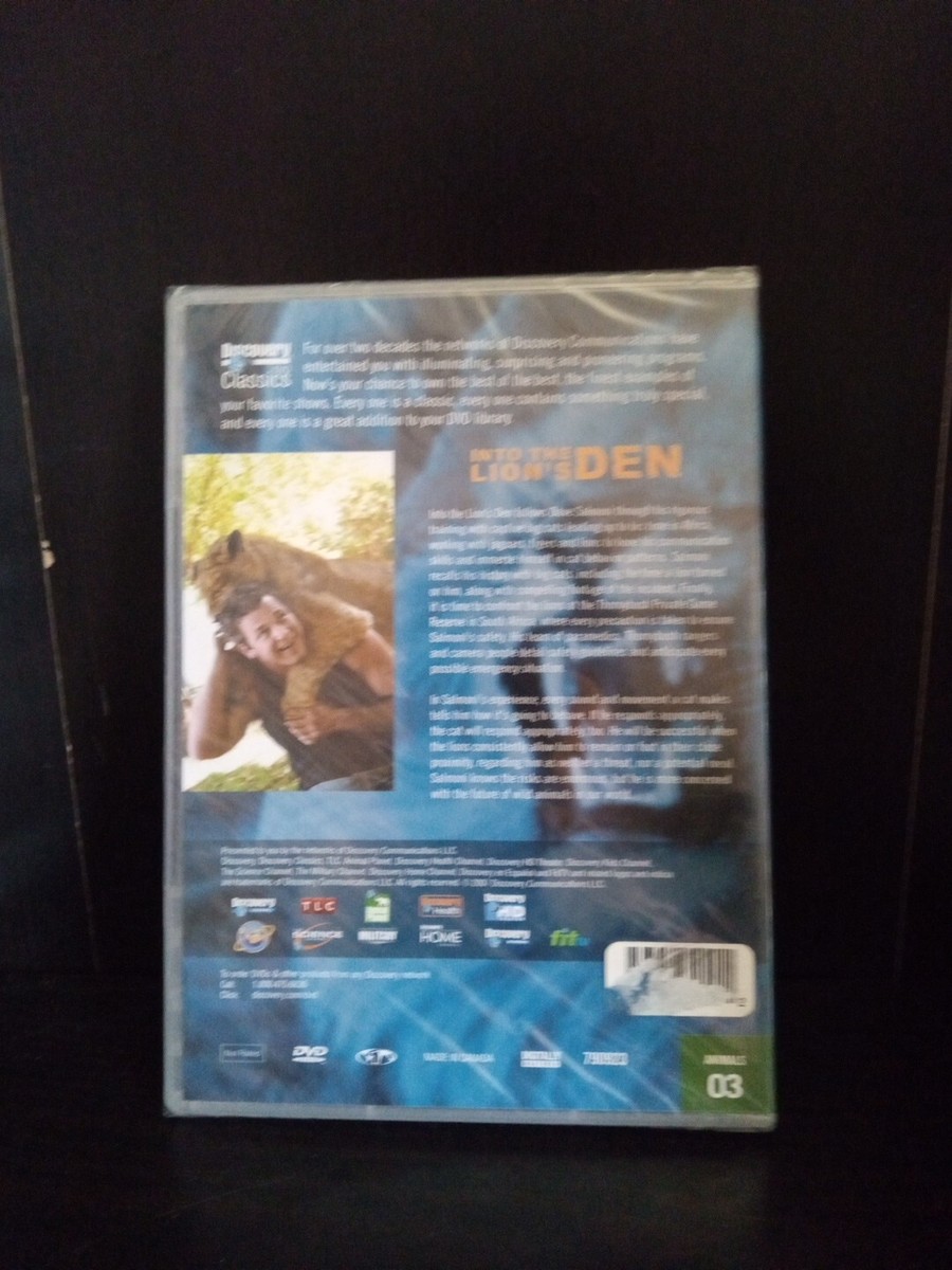 INTO THE LION'S DEN Discovery Channel DVD David Salmoni ANIMAL