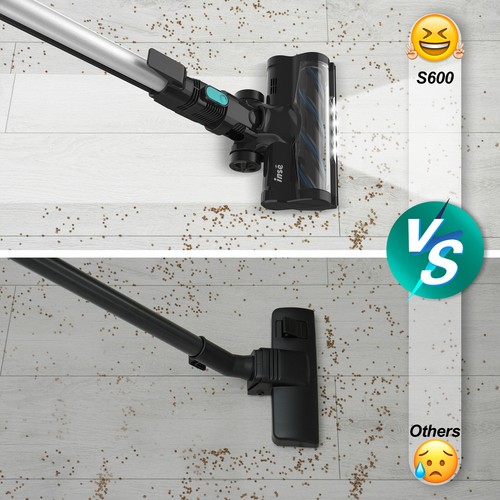 INSE S610 25Kpa 45min Cordless Handheld Stick Carpet Floor Hair Vacuum Cleaner 768461400066 eBay