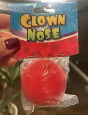 Clown Noses - Lot of 10 - Individually packaged - Red Nose Day