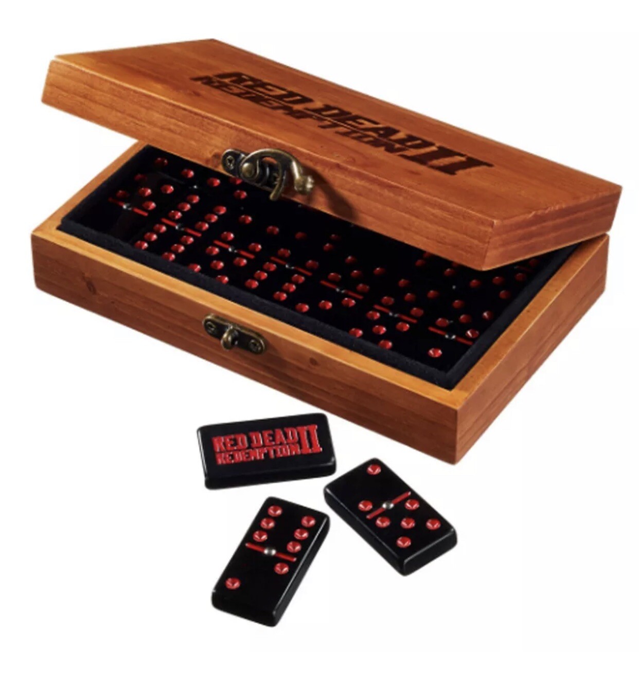 Red Dead Redemption 2 Collectors Wood Case Domino Set Dominoes NEW eBay