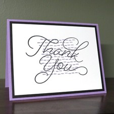 Stampin Up Card Thank You Card Stampin Up Thank You Cards Greeting Card
