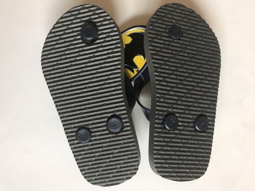 Sandalia de playa chanclas Nickelodeon DC héroe Batman niño niños tallas niño 5-8 NUEVO - Imagen 5 de 5