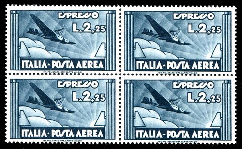 REGNO 1933 1934 I due rari Espressi Aerei L.2 e 2,25 MNH** annullati quartine - Picture 5 of 5