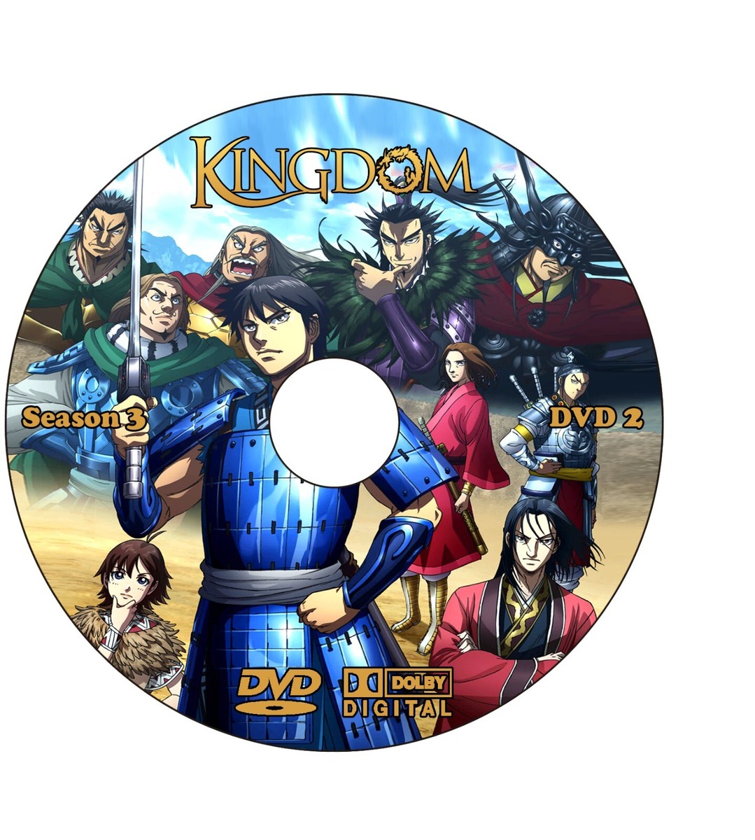 Kingdom Anime Series Season 1-3 Dual Audio English/Japanese