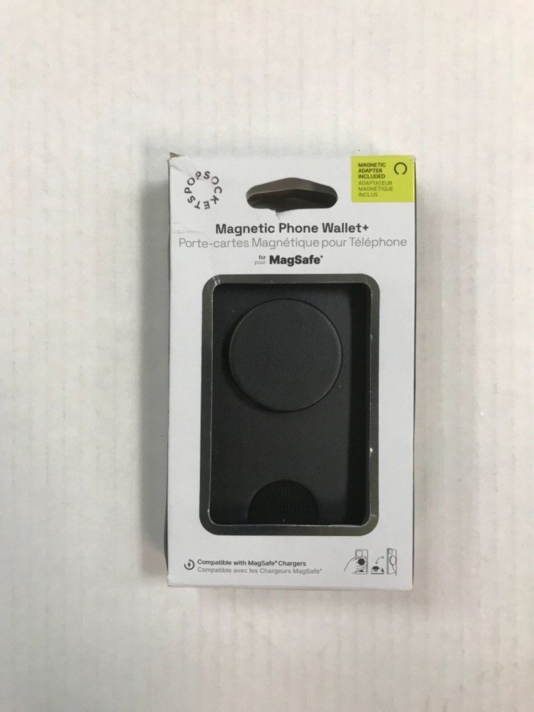 Popsockets magnetic wallet+ Magsafe Magnetic Grip Stand - black