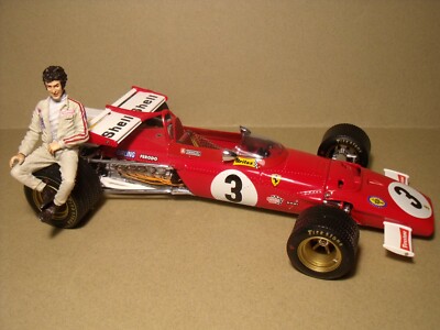 Figurine Mario Andretti 1/18 – Assis – Exoto GP Replicas – Résine – Neuf Boîte