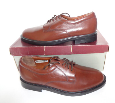 Brevitt New Mens Brown Leather WIDE FIT Oxford Dress Formal Shoes