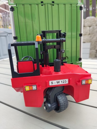 Bruder Scania LKW (Worldwide Logistics) und Mitnahme-Stapler - Bild 6 von 7