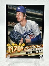 2020 Topps Decade's Best Black DB-39 Don Sutton /299 Los Angeles Dodgers