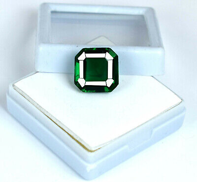Muzo Colombian Emerald Collection 10-12 Carat Natural Asscher Cut AGI Certified