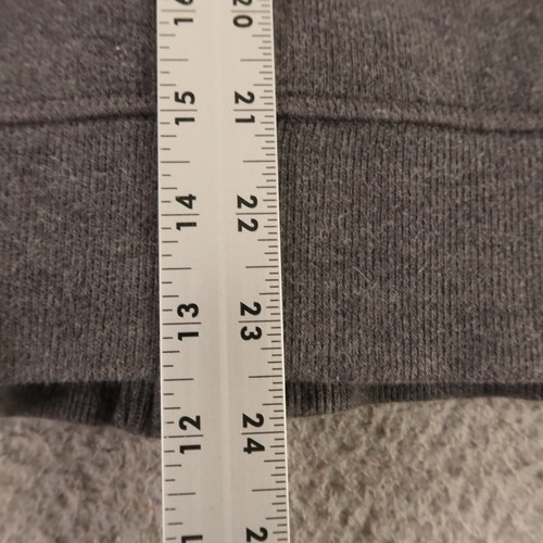 Nautica Cardigan Mens XL Gray 100% Cotton Pockets Shawl Neck Sweater Button Up - Picture 10 of 11