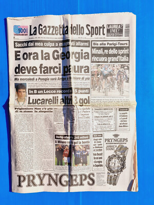 Gazette Dello Sport 4 Octobre 1996 Lucarelli Nocerina Genoa Maldini Capello