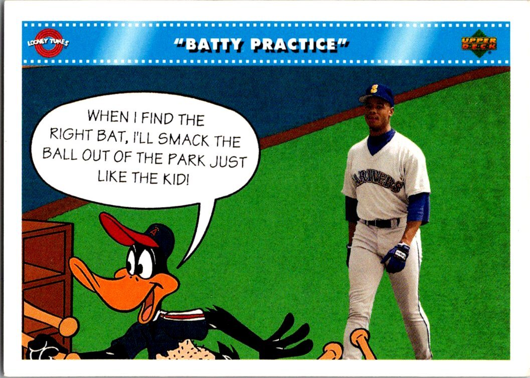 1992Upper Deck Comic Ball 3#49Batty PracticeSeattle Mariners