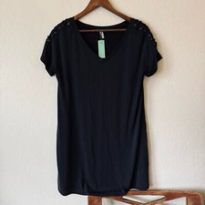  Mudd | lace up shoulder shift dress