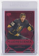 2021-22 UD SERIES 2 FLUORESCENCE RED SP JAKE LESCHYSHYN #F-5 VEGAS GOLDEN KNIGHT