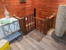 Custom Solid Wood Indoor Stair Gate / Safety Gate