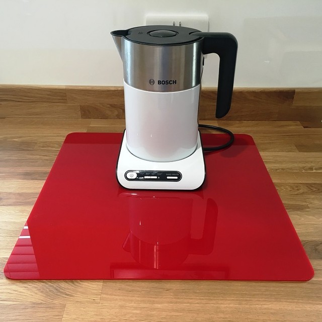 Square Kitchen Worktop Savers in Red Gloss Finish Acrylic 3mm eBay