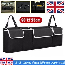 Large Car Boot Organiser Back Seat Hanger Tidy Storage Bag Pocket Hanging Pouch