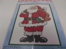 Design Works SANTA Counted Cross Stitch Kit 5" x 7"