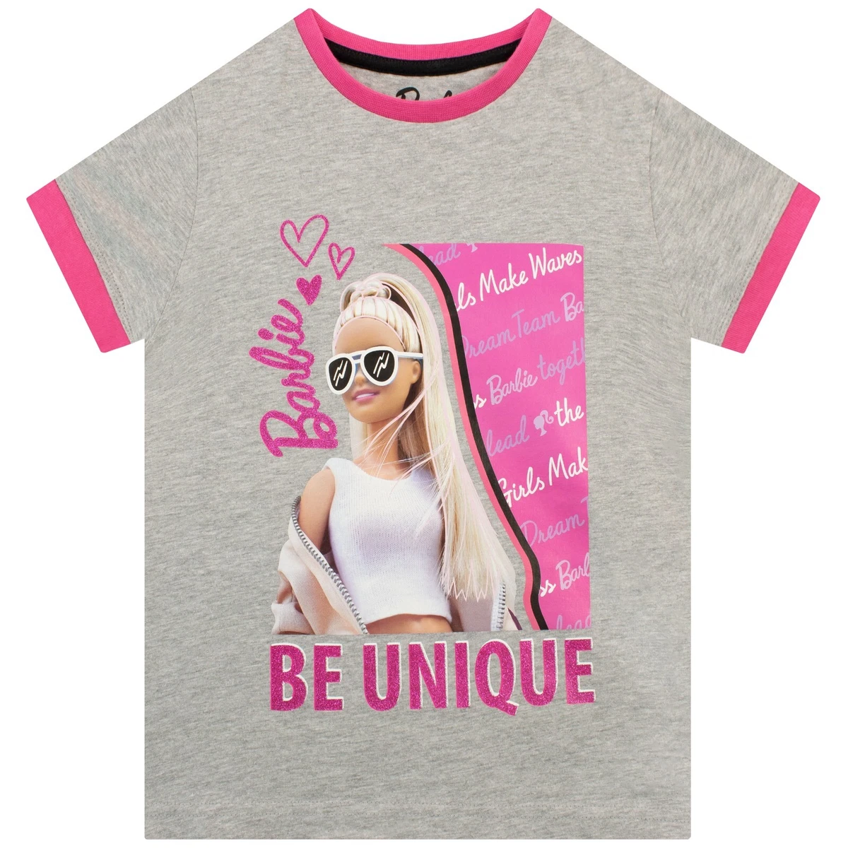  Barbie Unisex Adult Limited Edition Logo T-Shirt (M) (Light  Pink) : Clothing, Shoes & Jewelry