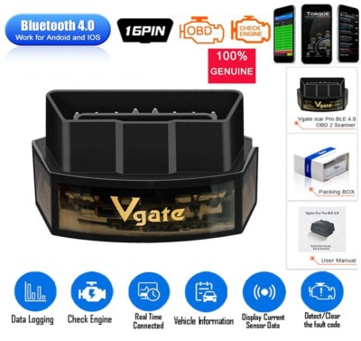 VGATE iCar Pro 4.0 OBD2 Bluetooth Auto Motor Fehler Diagnosegerät IOS Android