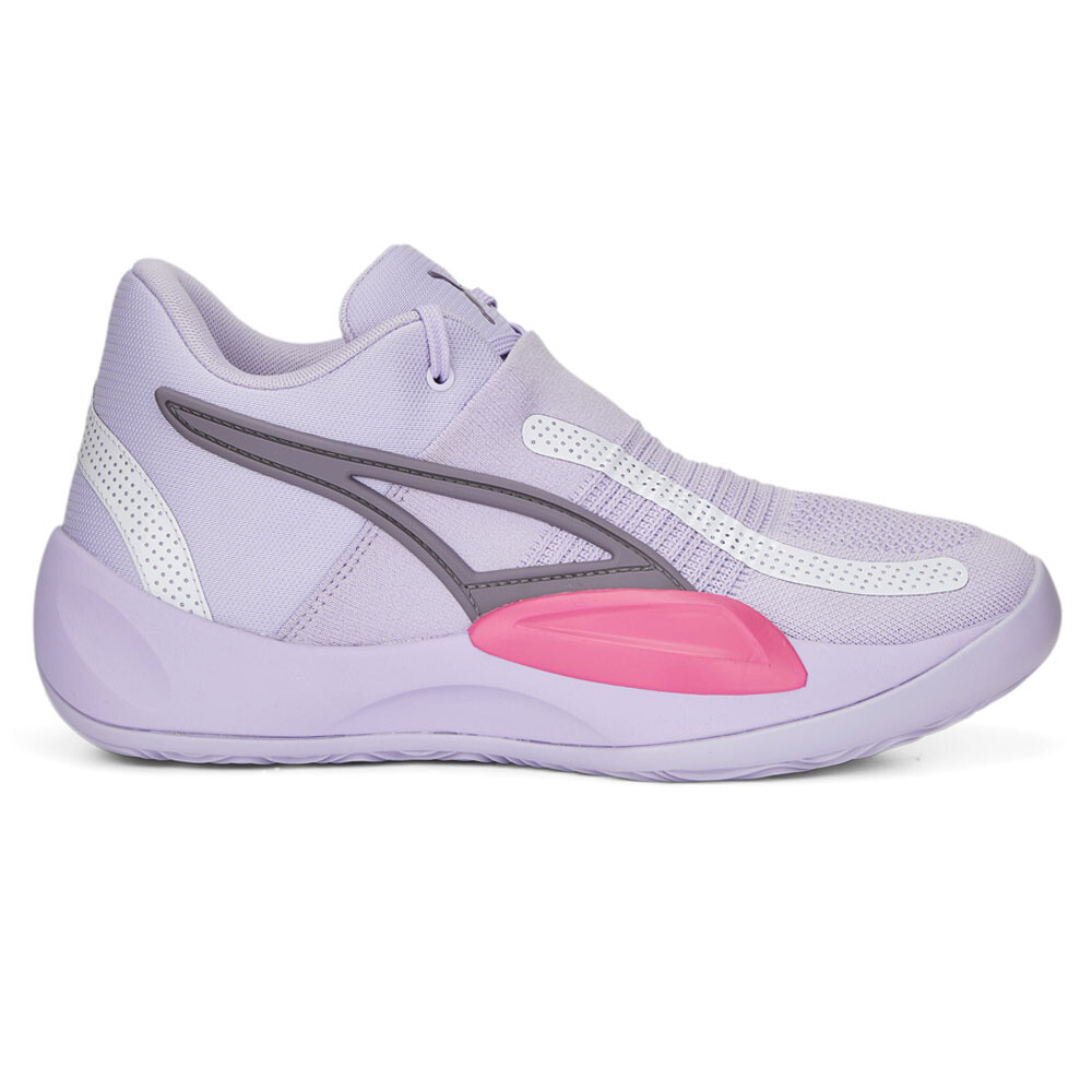 Мужские фиолетовые баскетбольные кроссовки Puma Rise Nitro спортивная обувь 37701211