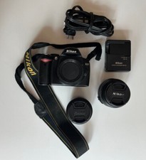 Nikon D40 digital camera w/ 2 lenses and charger