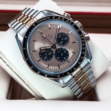 Omega Speedmaster Professional Two-Tone Watch 42mm Sedna Gold Dial 2025 Full Set