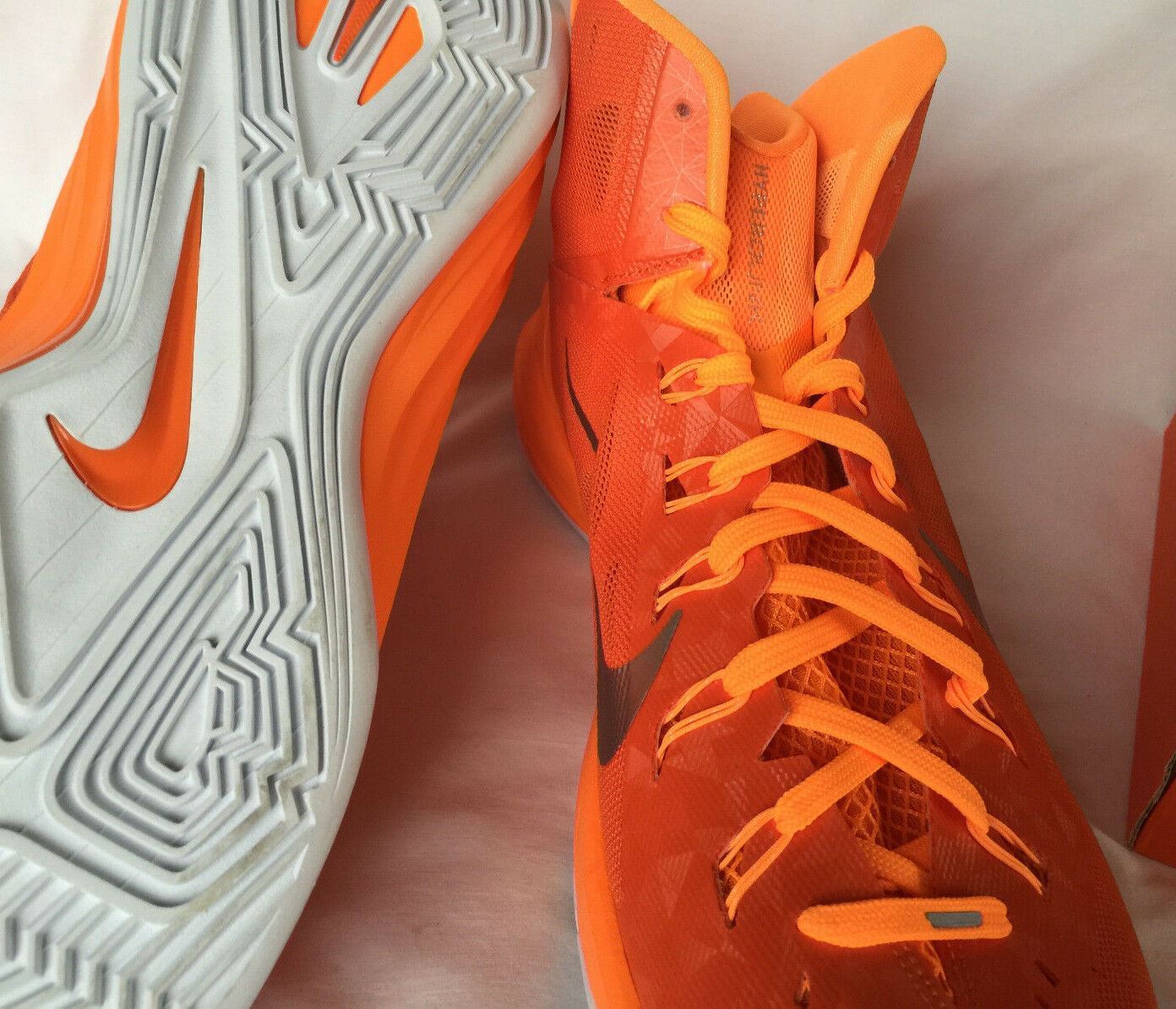 NEW Nike Hyperdunk 2014 TB Orange 653483808 Silver Basketball Shoes