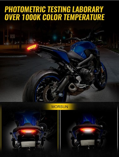 LED Rücklicht Mit Bremslicht Blinker Für Yamaha MT-09 FZ-10 FJ-09 Tracer 900/GT - Bild 15 von 17