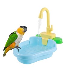Parrot Perch Shower Pet Bird Bath Cage Basin Bowl Birds Toy Bird Bathtub 1pc New