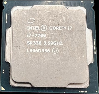 Intel Core I7 7700 Processor (3.60 GHz, 4 Cores, FCLGA1151) - SR338