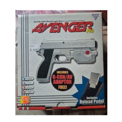 Blaze Avenger Pro Recoil Light Gun inkl. Reload Pedal, kabelgebunden PS1/Saturn