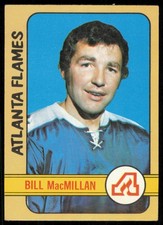 1972-73 TOPPS BILL MACMILLAN RC ATLANTA FLAMES #77 VG/EX