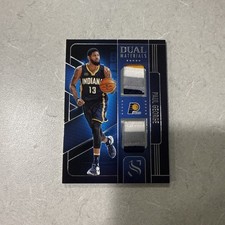 2024-25 Panini Silhouette PAUL GEORGE SICK GAME WORN JERSEY PATCH !! SSP PACERS