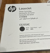 HP CE255XC Black High-Yield Laserjet Toner Cartridge NEW Never Open