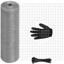 16in x 50ft Hardware Cloth 1/2 inch Chicken Wire Fencing Mesh Hot-Dip Galva...