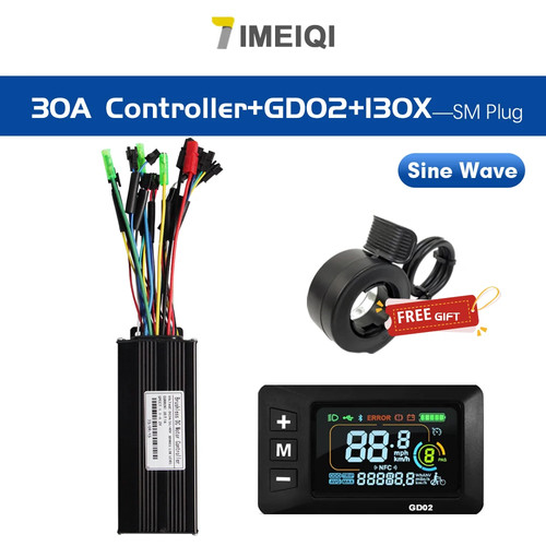 E-bike Three-Mode Sine Wave Controller 17A 26A 30A 36V/48V with LCD Display - Picture 9 of 42