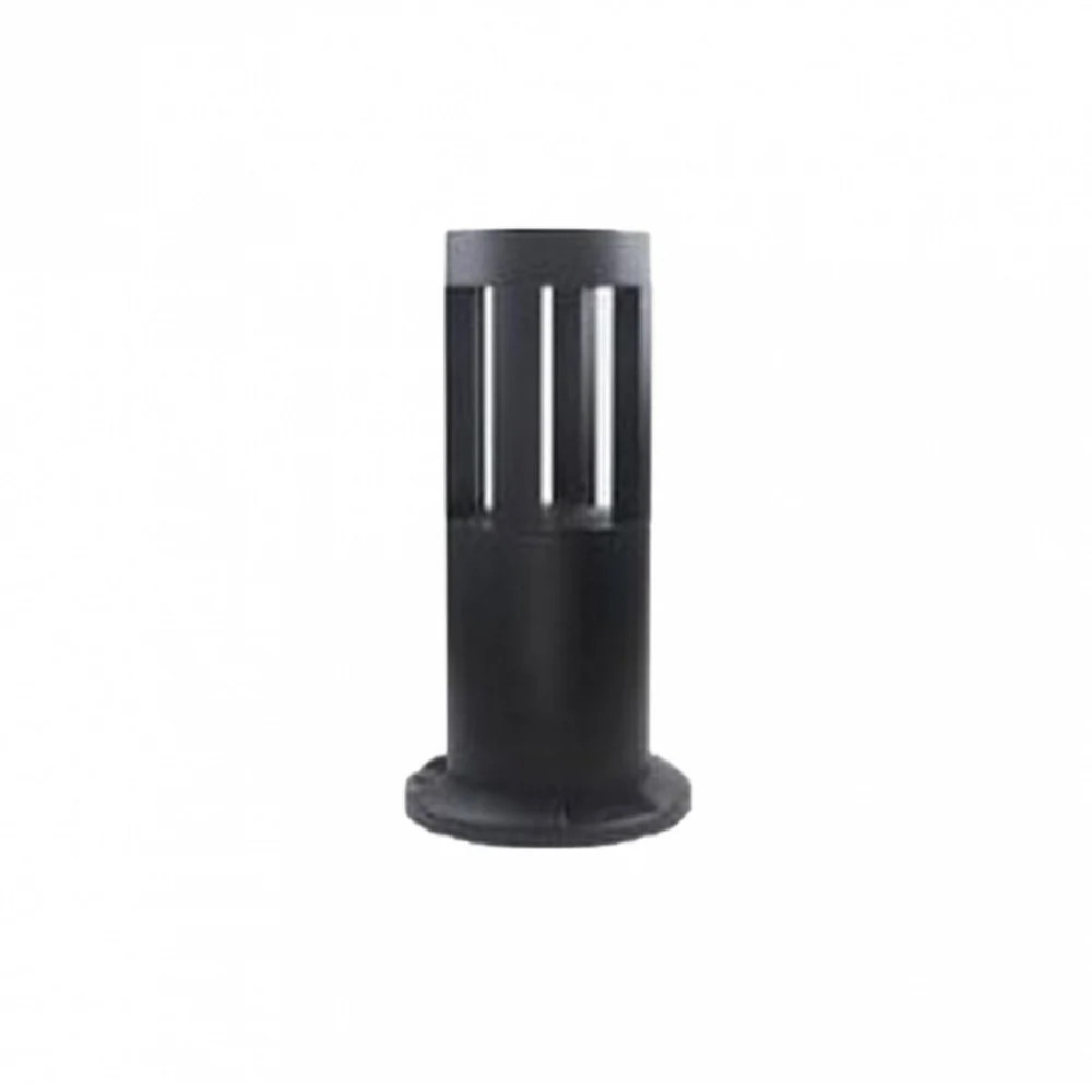LAMPADA DA TERRA SEGNAPASSO DA GIARDINO IP65 IN ALLUMINIO VETRO 12WATT ES59 NERO